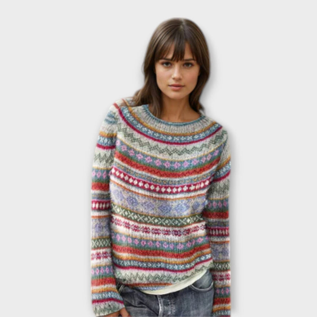 Manon - Cozy Striped Casual Sweater