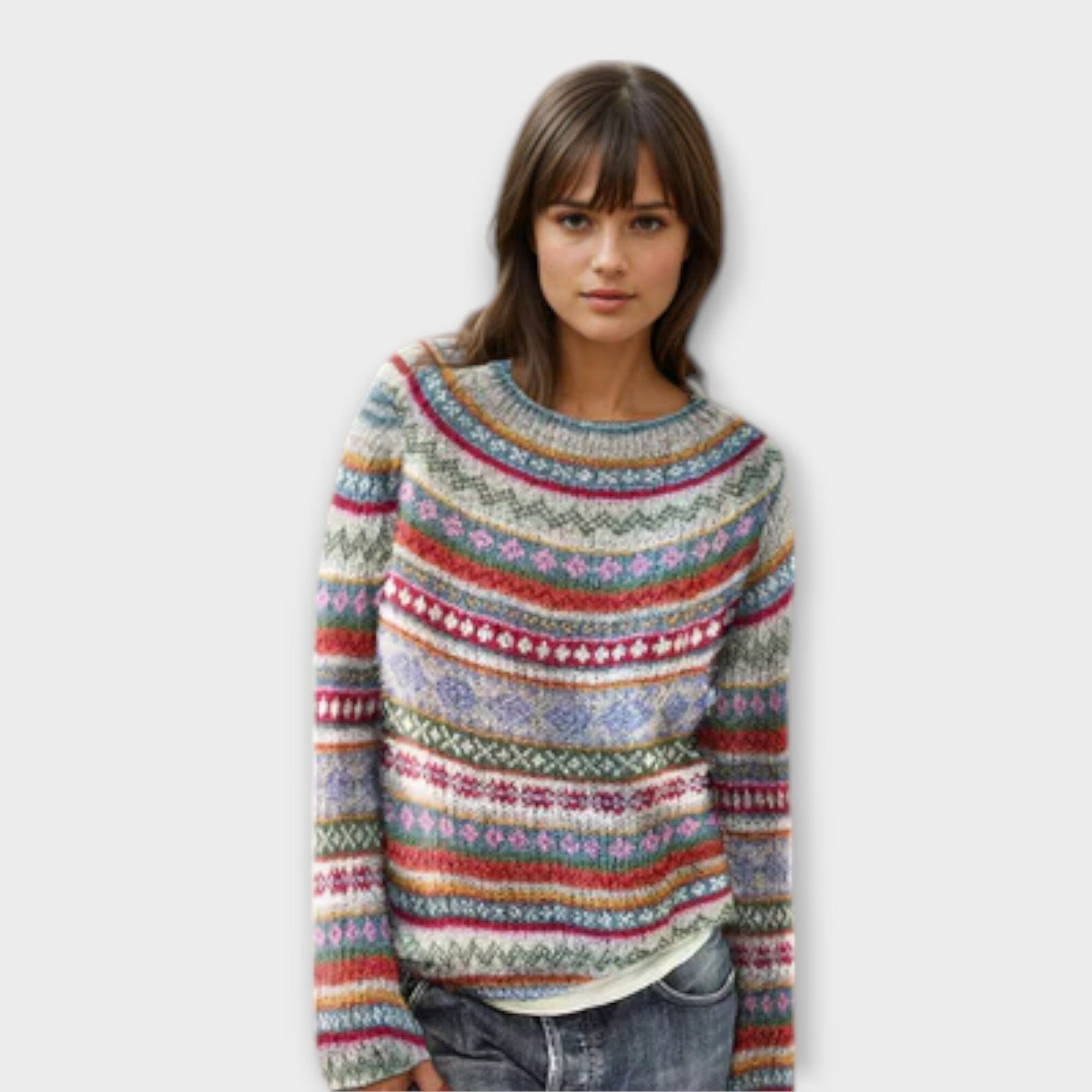 Manon - Cozy Striped Casual Sweater