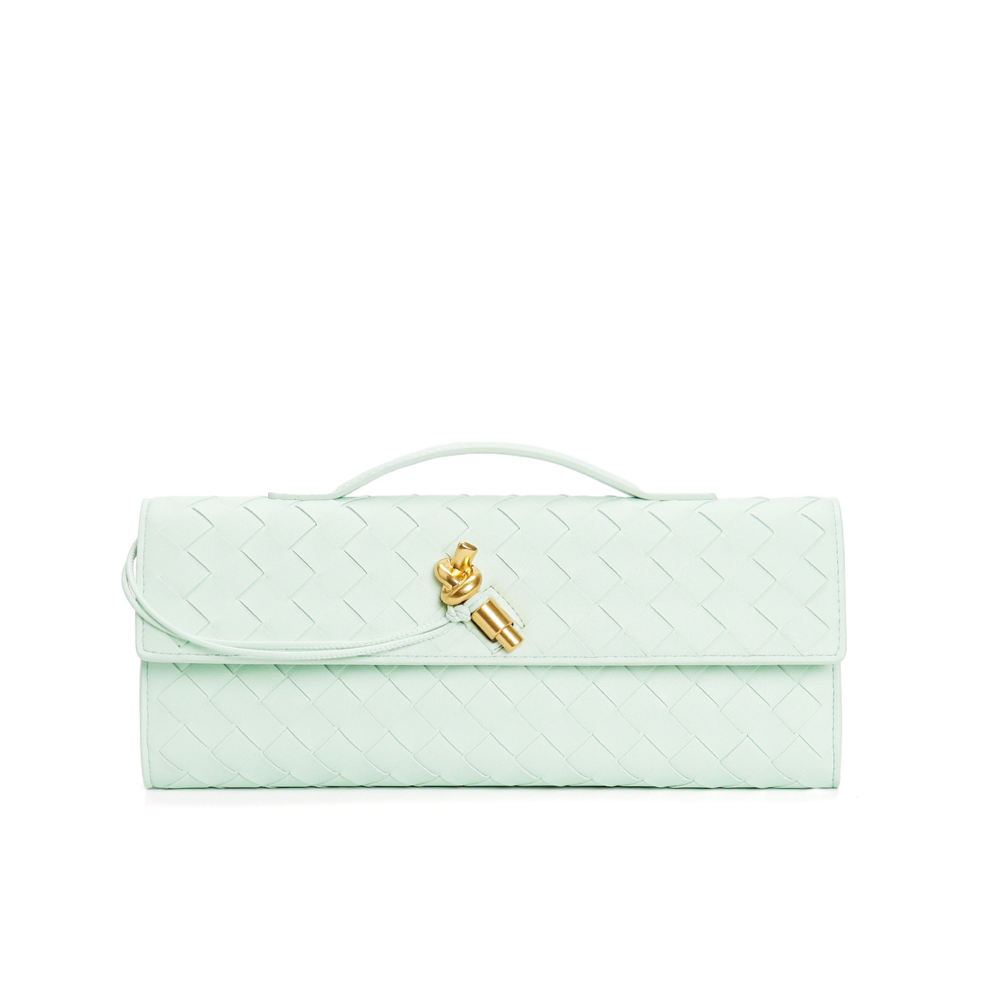 Lieke | Metallic Structured Clutch Shoulder Bag