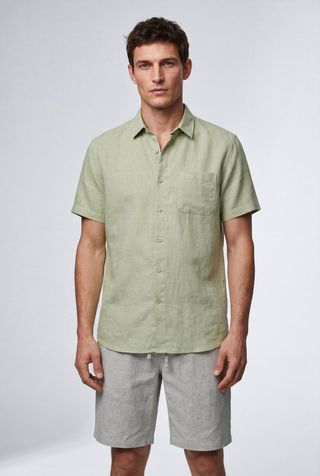 Liam | Relaxed Fit Above Knee Drawstring Shorts