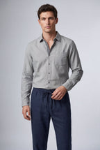 Liam | Relaxed Long-sleeve Shirt and Drawstring Pants Set