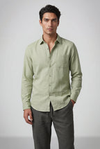 Liam | Relaxed Long-sleeve Shirt and Drawstring Pants Set