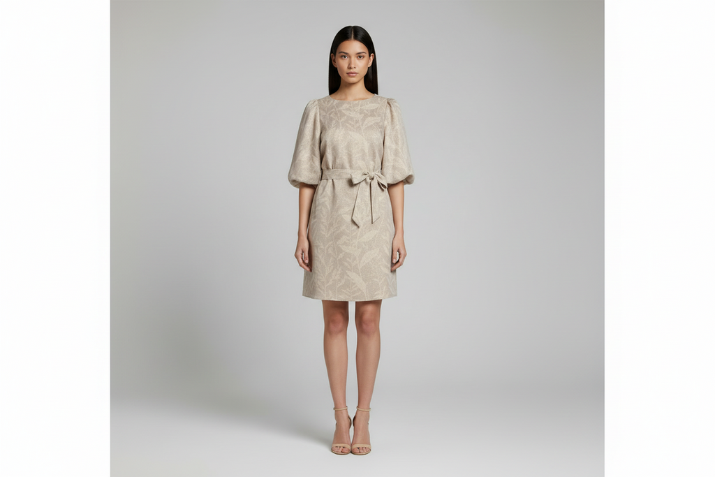 Valerie | Mini Dress | Women's Leaf Print Dress
