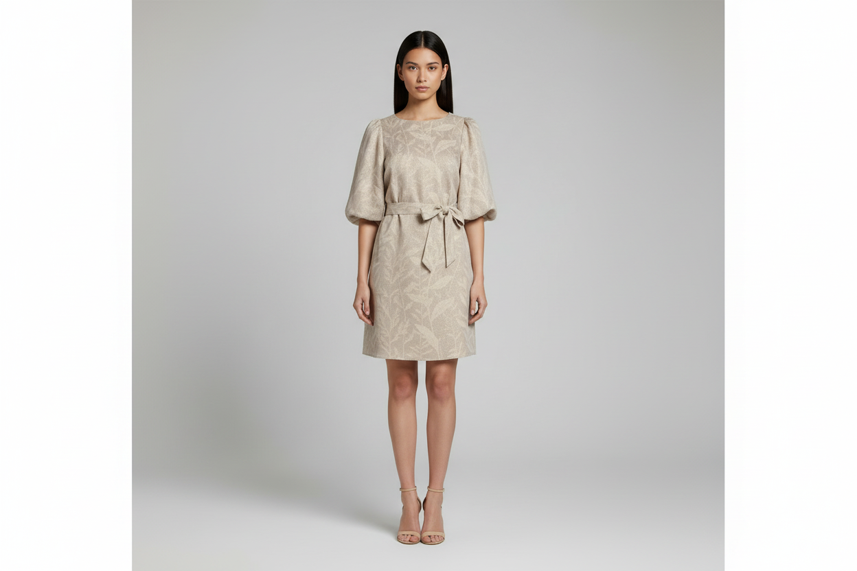 Valerie | Mini Dress | Women's Leaf Print Dress