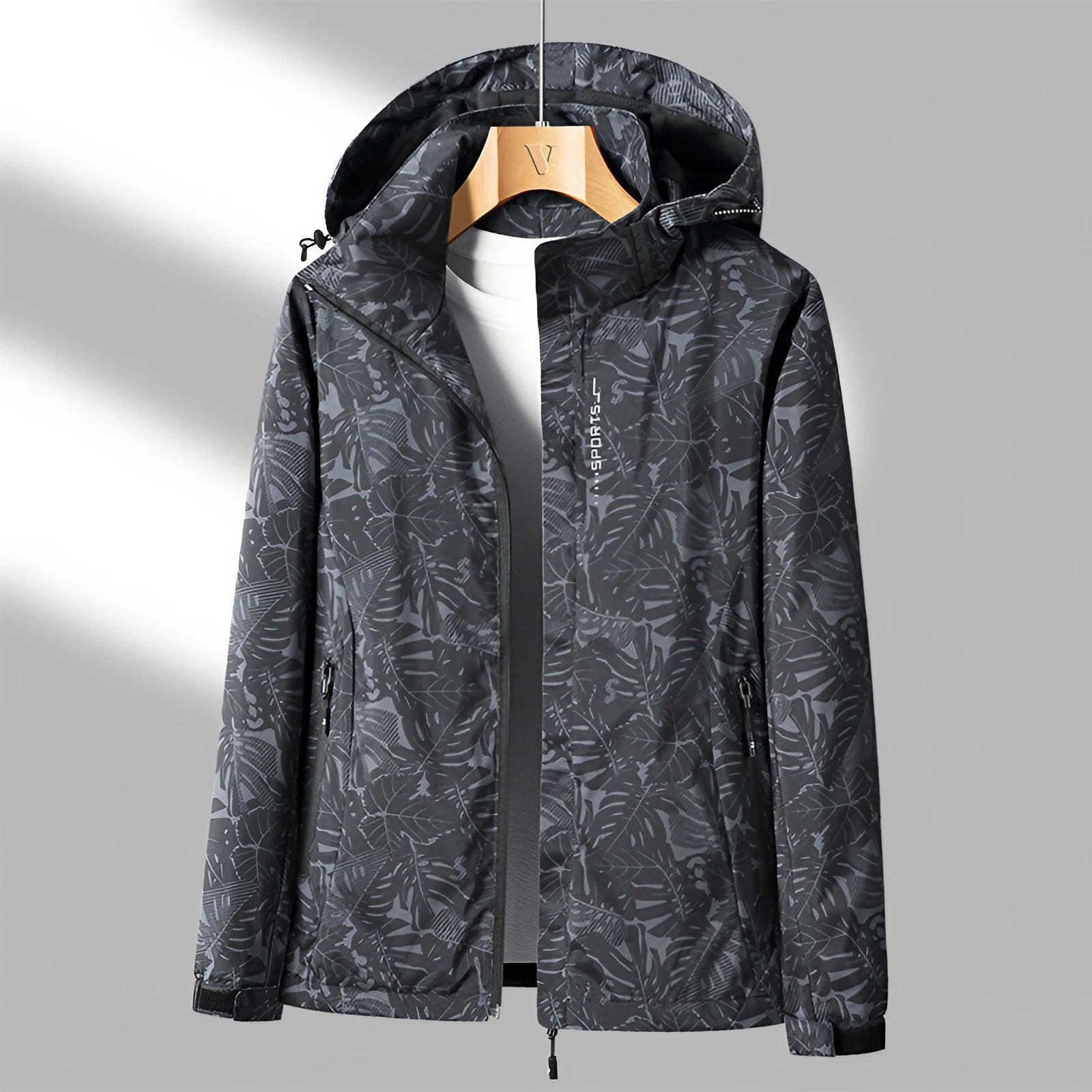 Lia | Women's Hooded Jacket with Zipper Waterproof Lightweight