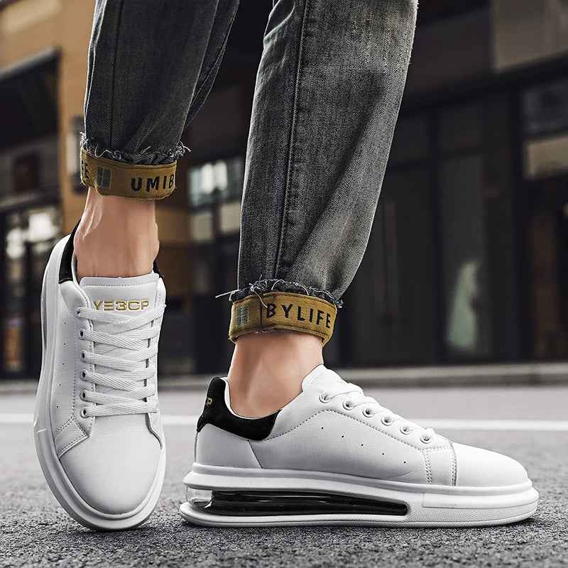 Liam | Chunky Air-cushion Low Top Platform Sneakers