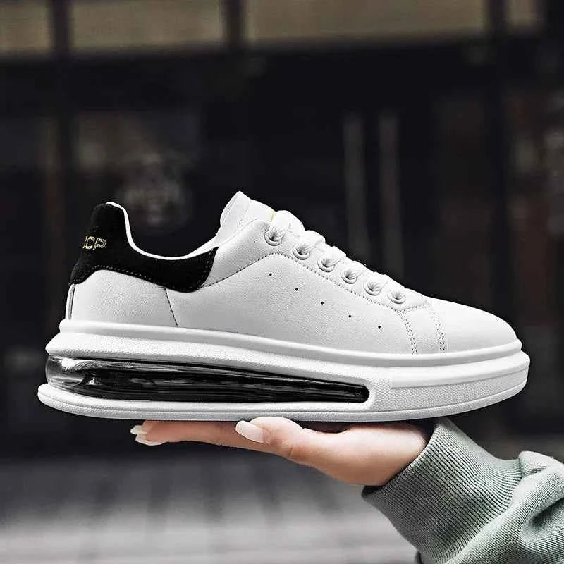 Liam | Chunky Air-cushion Low Top Platform Sneakers