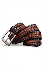 Kian | Men's Braided Textured Pin Buckle Casual Belt