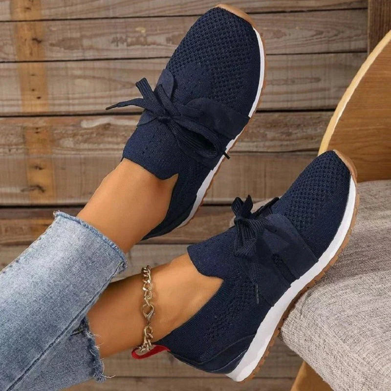 Lucy | Breathable Lace-up Low-top Sneakers