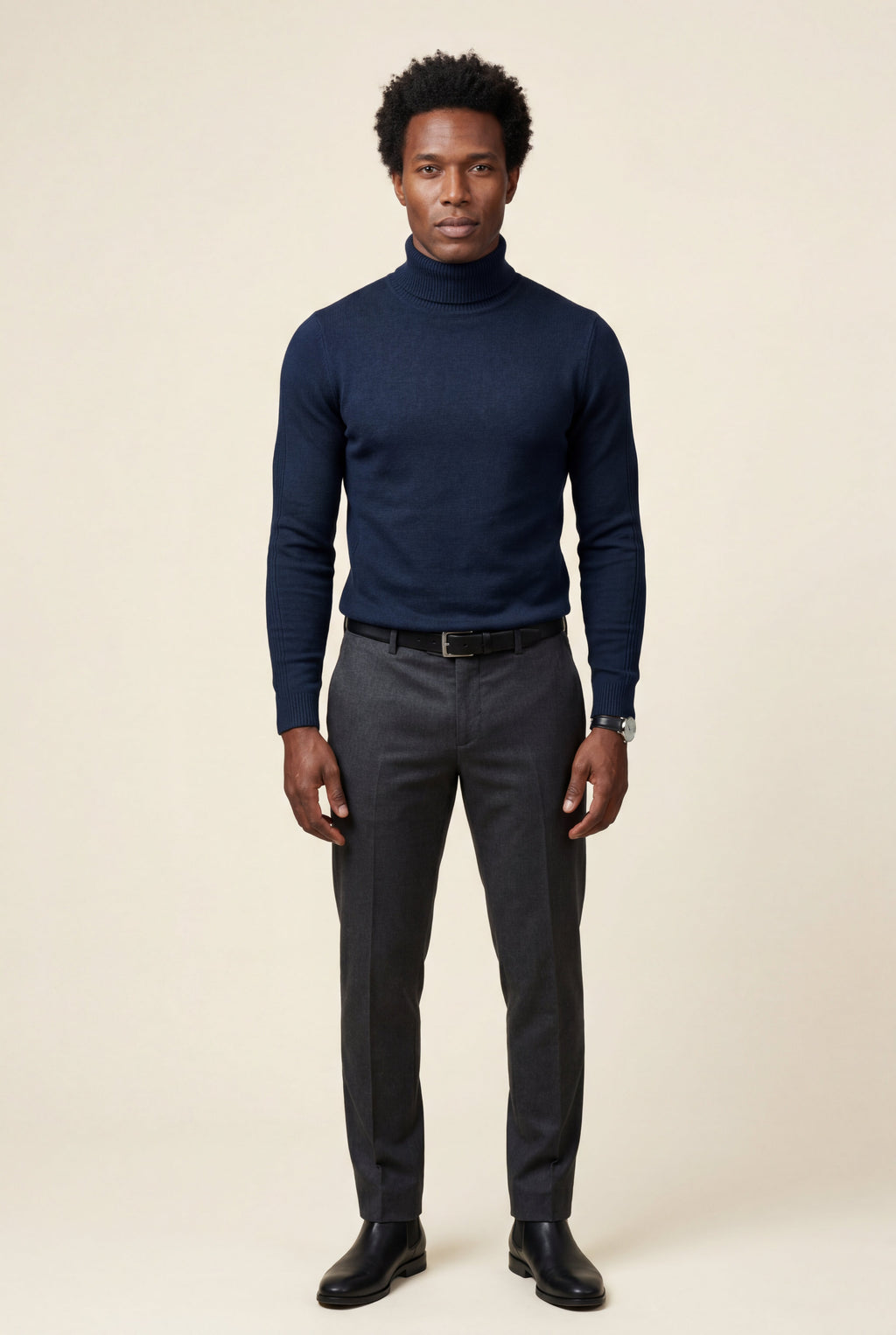 Gio | Classic Slim Fit Turtleneck Sweater