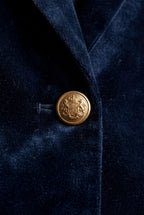 Lia | Gold Button Tailored Single-breasted Blazer