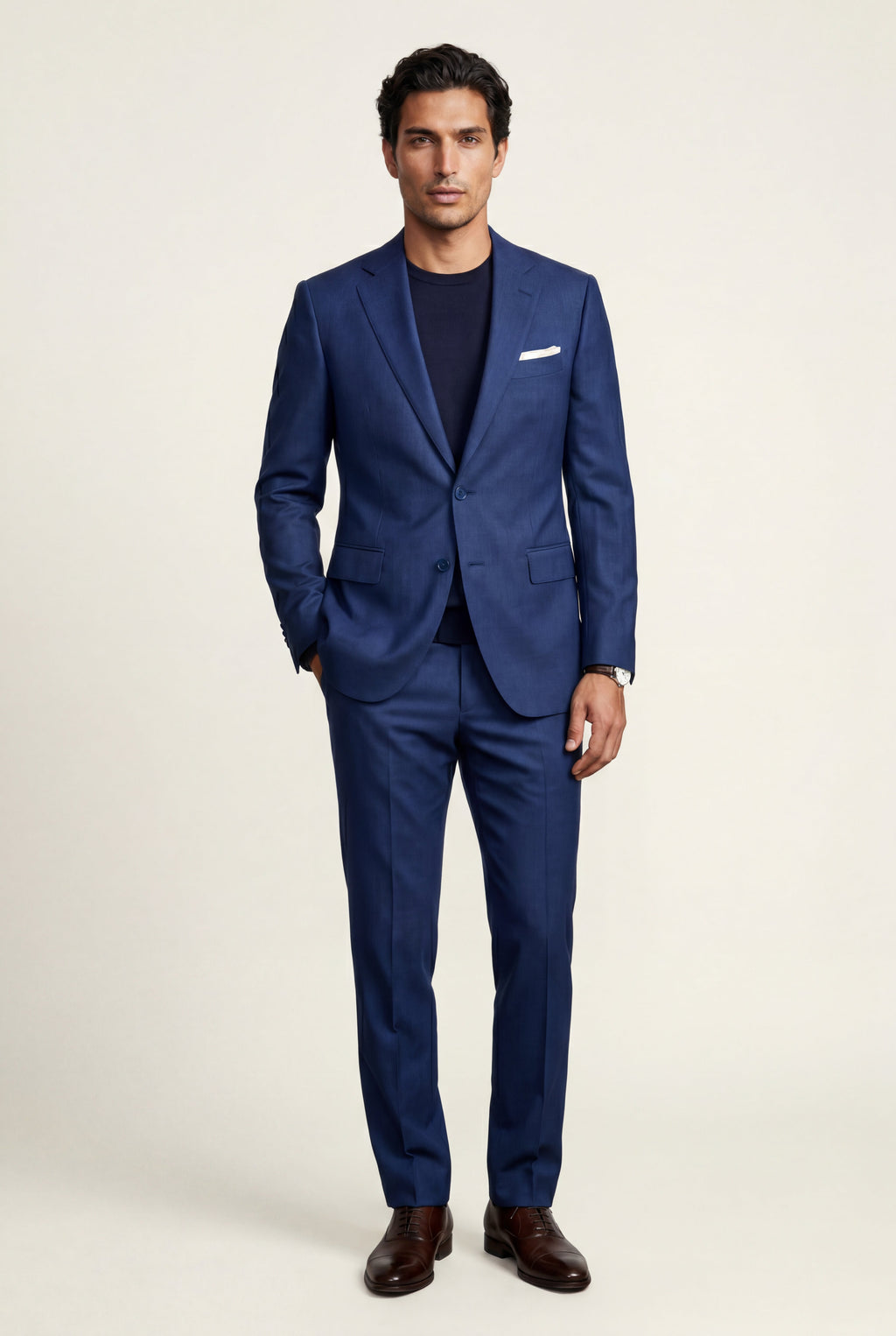 Liam | Modern Fit Tailored Two Piece Suit with Notch Lapel Jacket