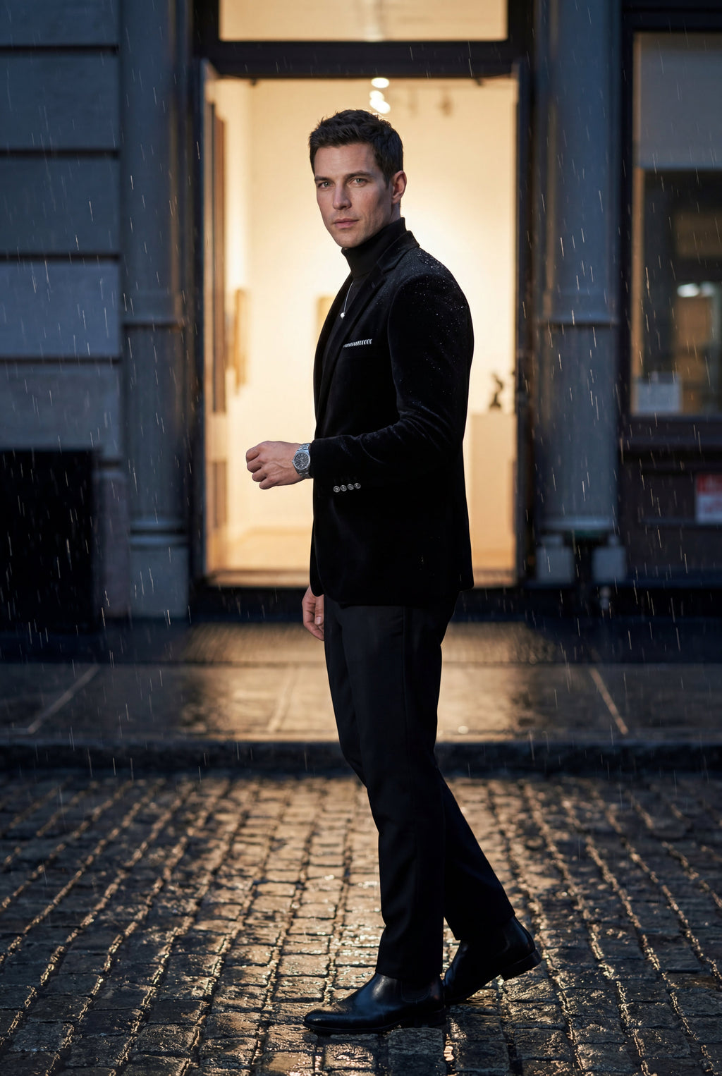 Liam | Single Button Slim Fit Tailored Blazer