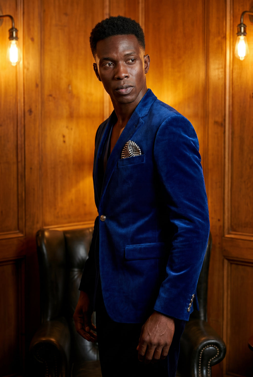 Liam | Single Button Slim Fit Tailored Blazer