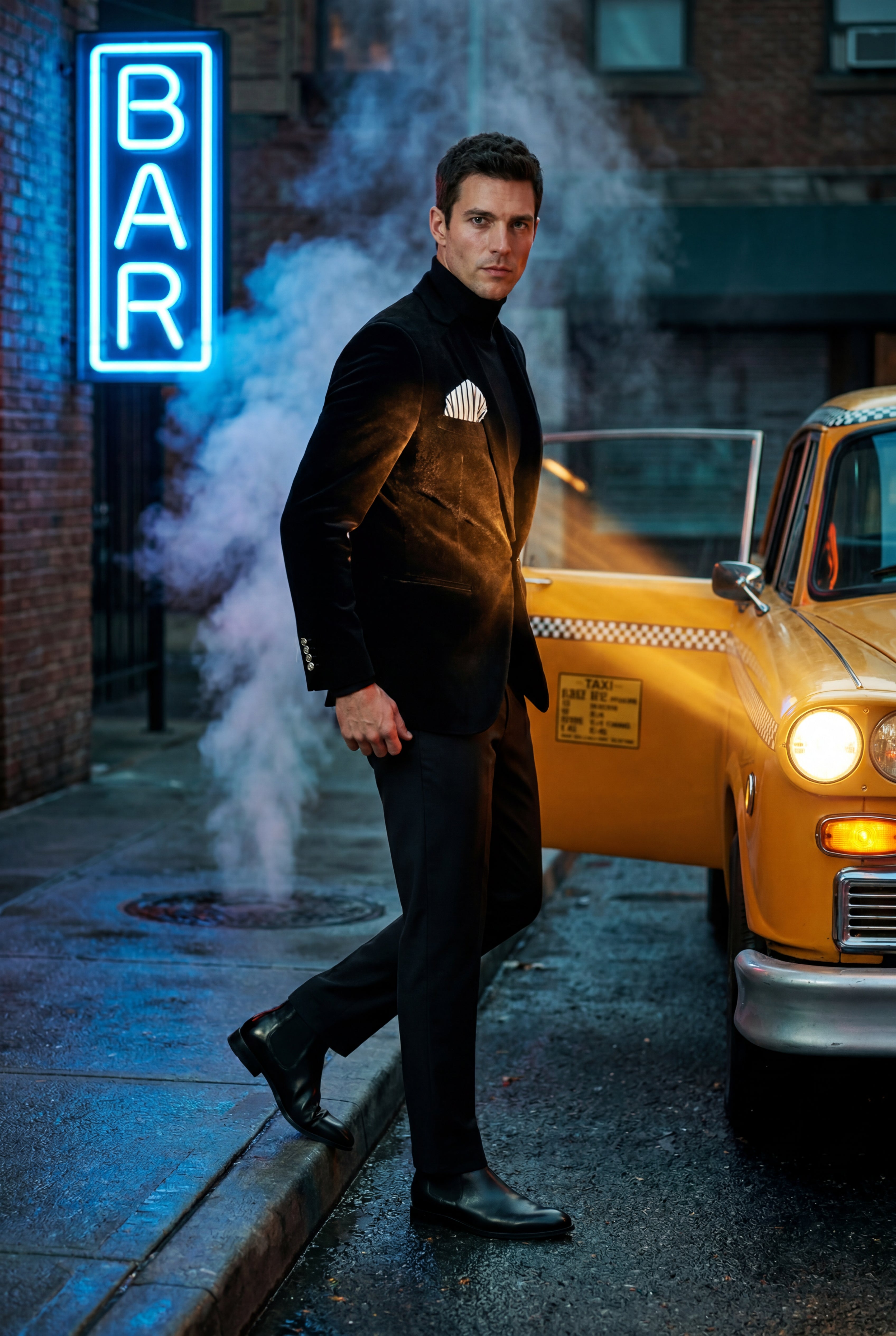 Liam | Single Button Slim Fit Tailored Blazer