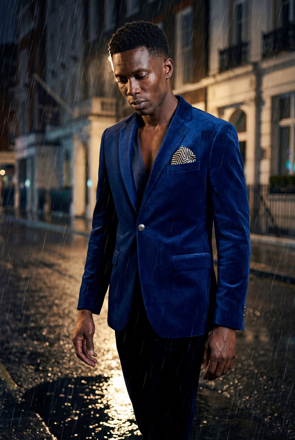 Liam | Single Button Slim Fit Tailored Blazer