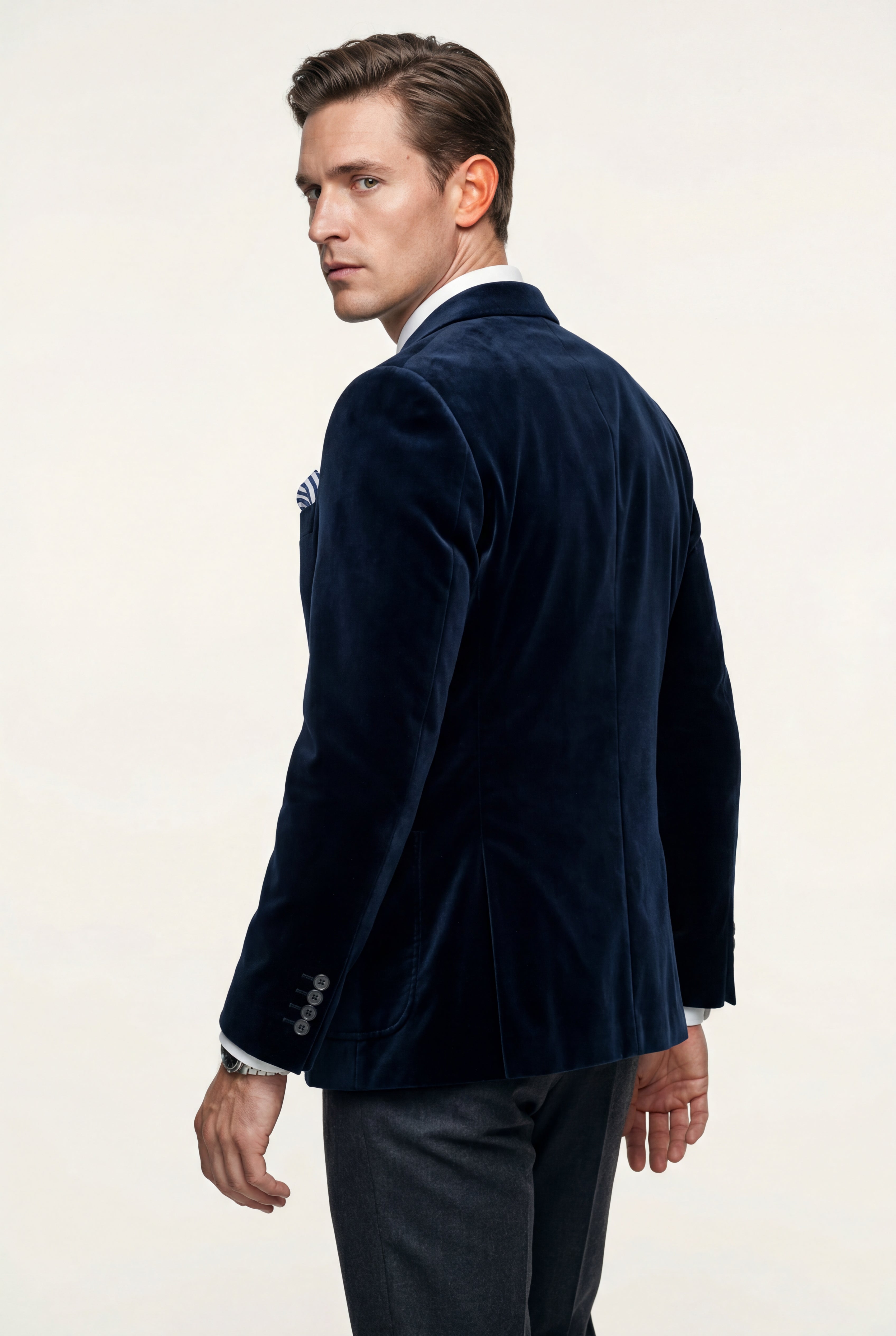 Liam | Single Button Slim Fit Tailored Blazer