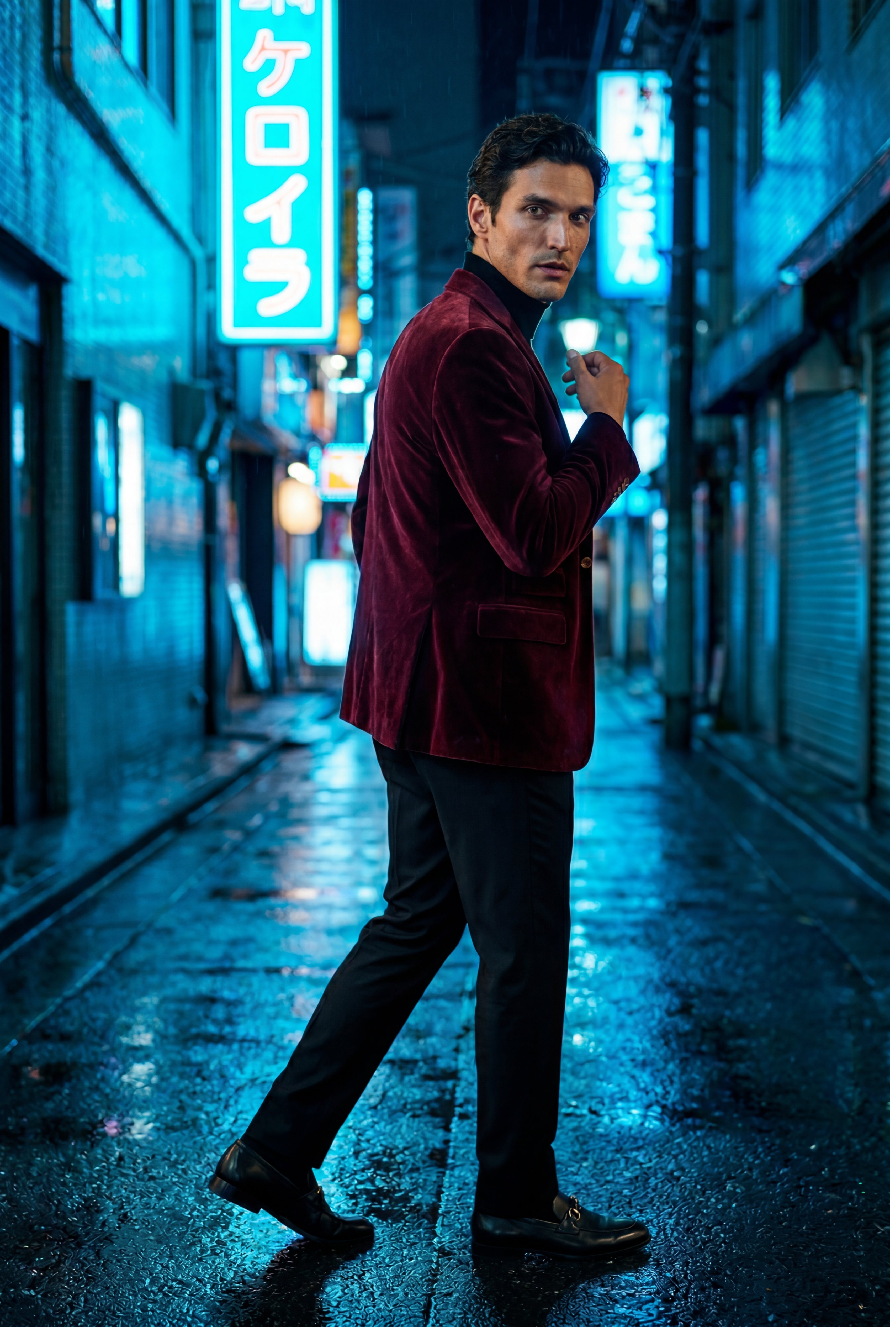 Liam | Single Button Slim Fit Tailored Blazer