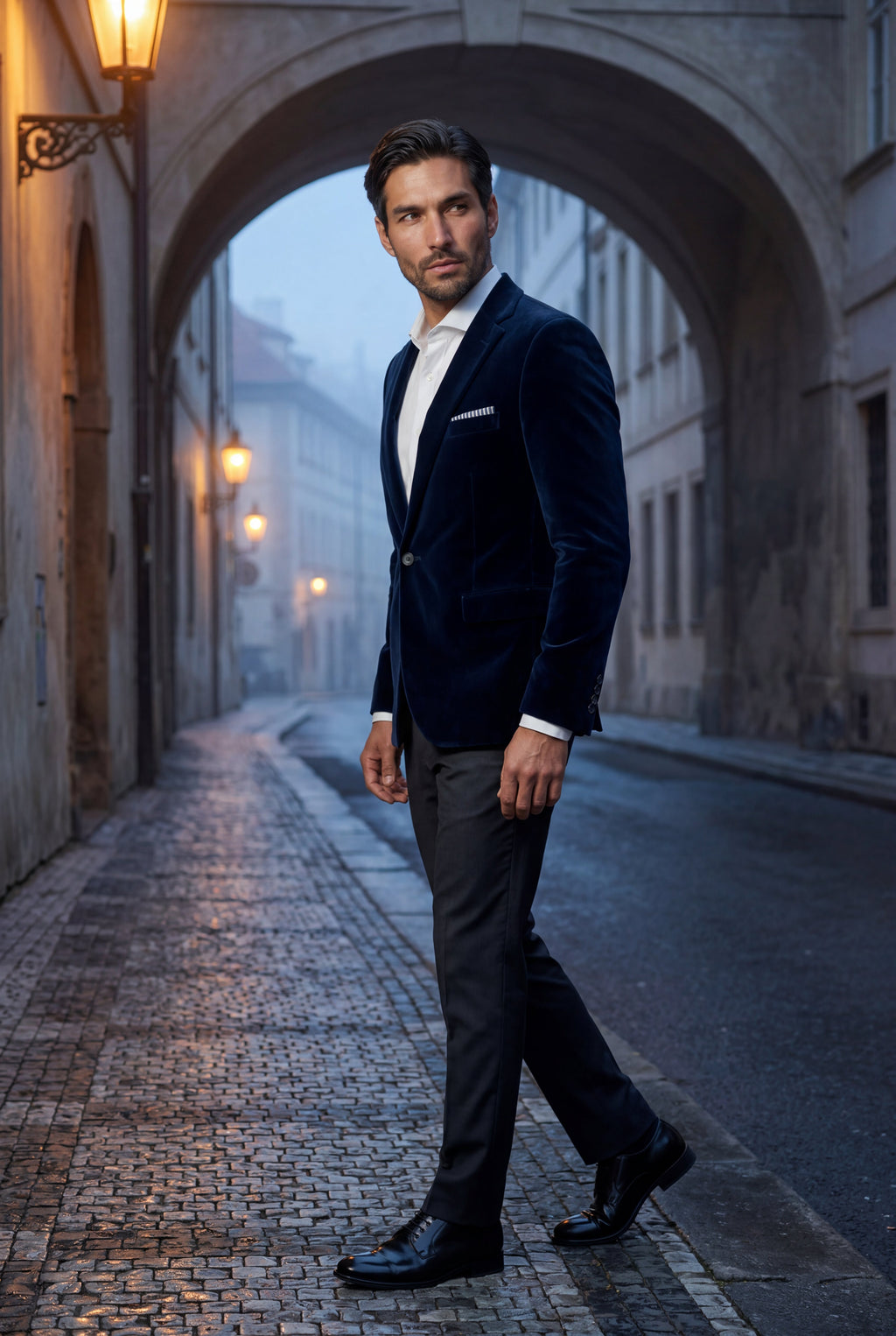 Liam | Single Button Slim Fit Tailored Blazer
