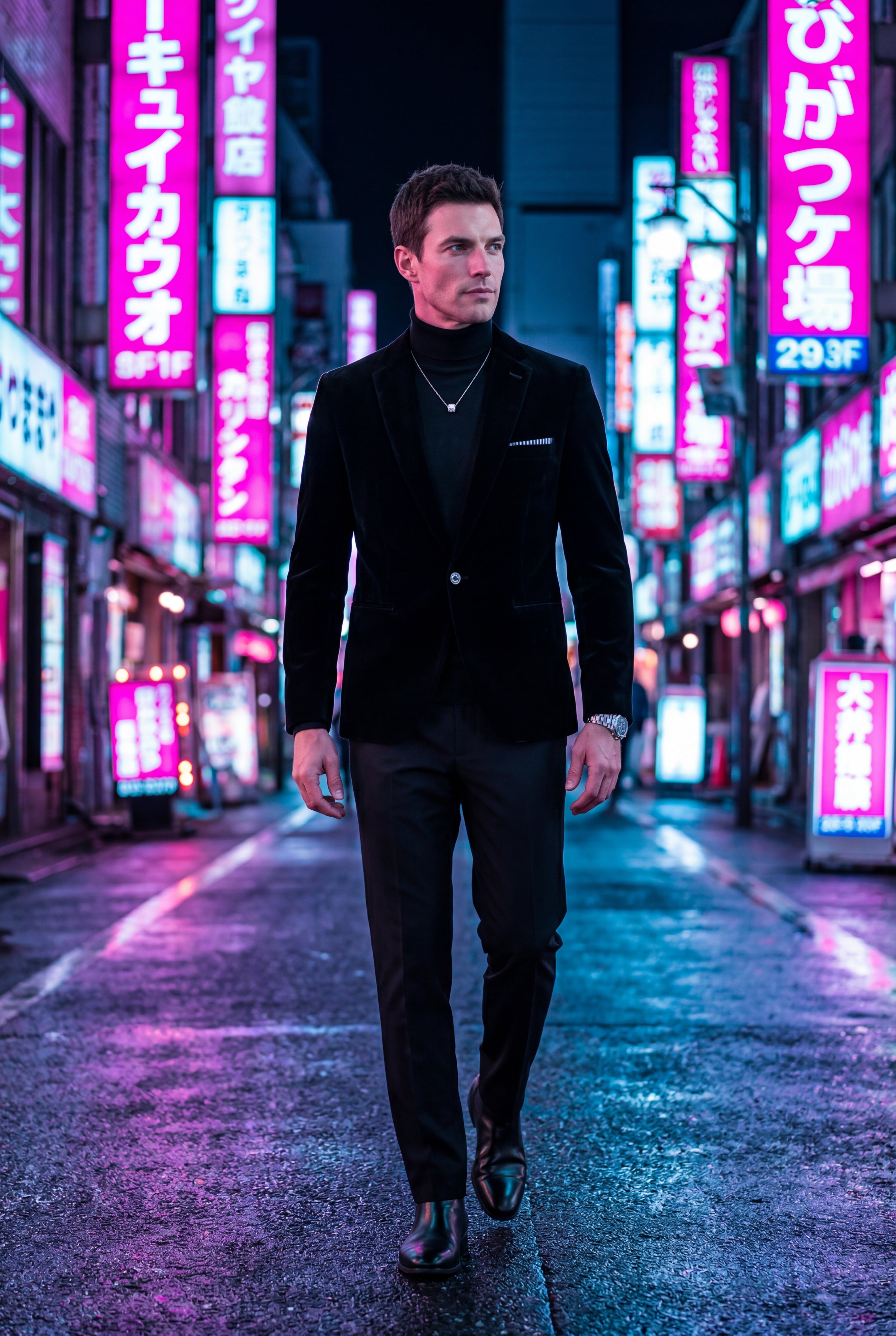 Liam | Single Button Slim Fit Tailored Blazer