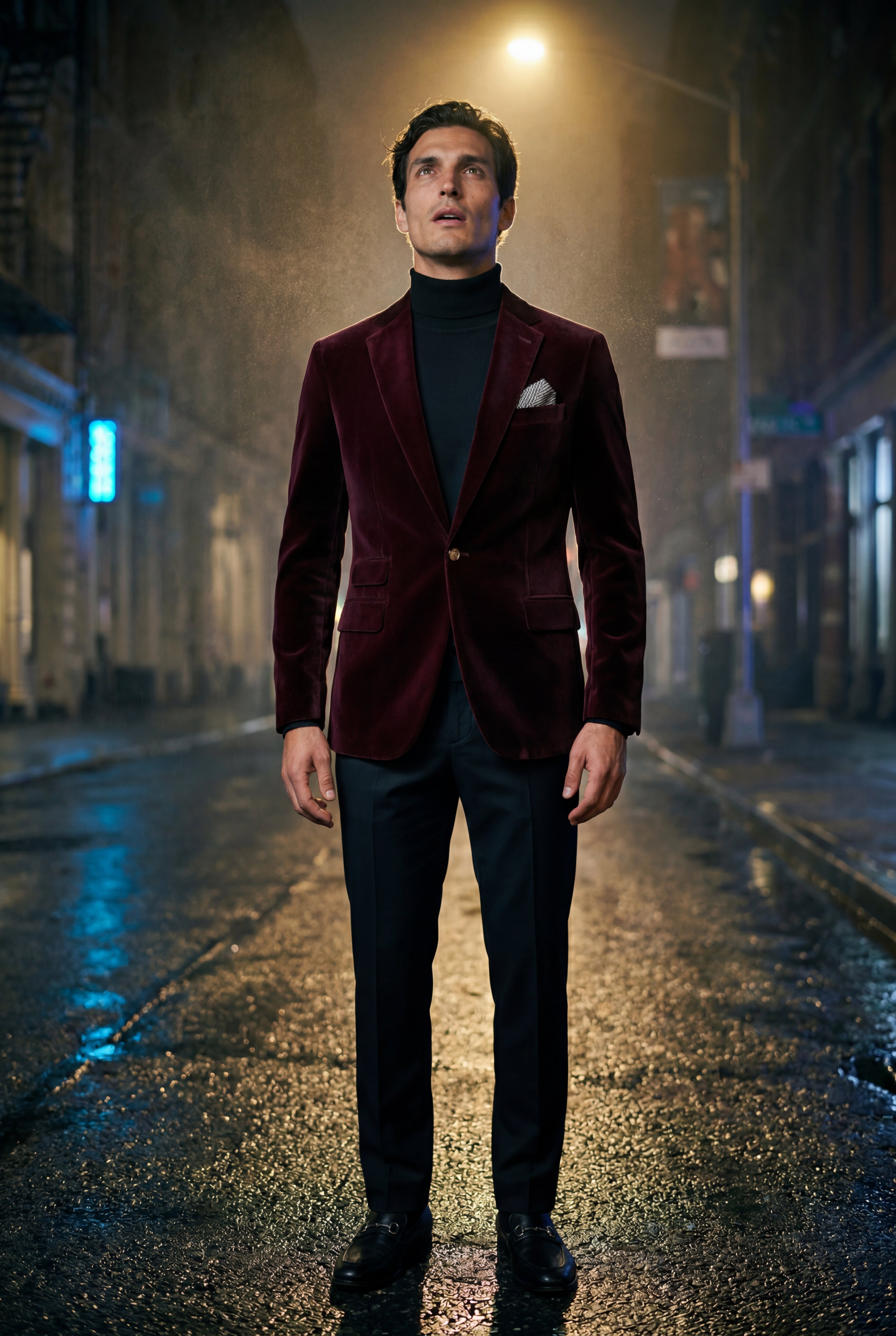 Liam | Single Button Slim Fit Tailored Blazer