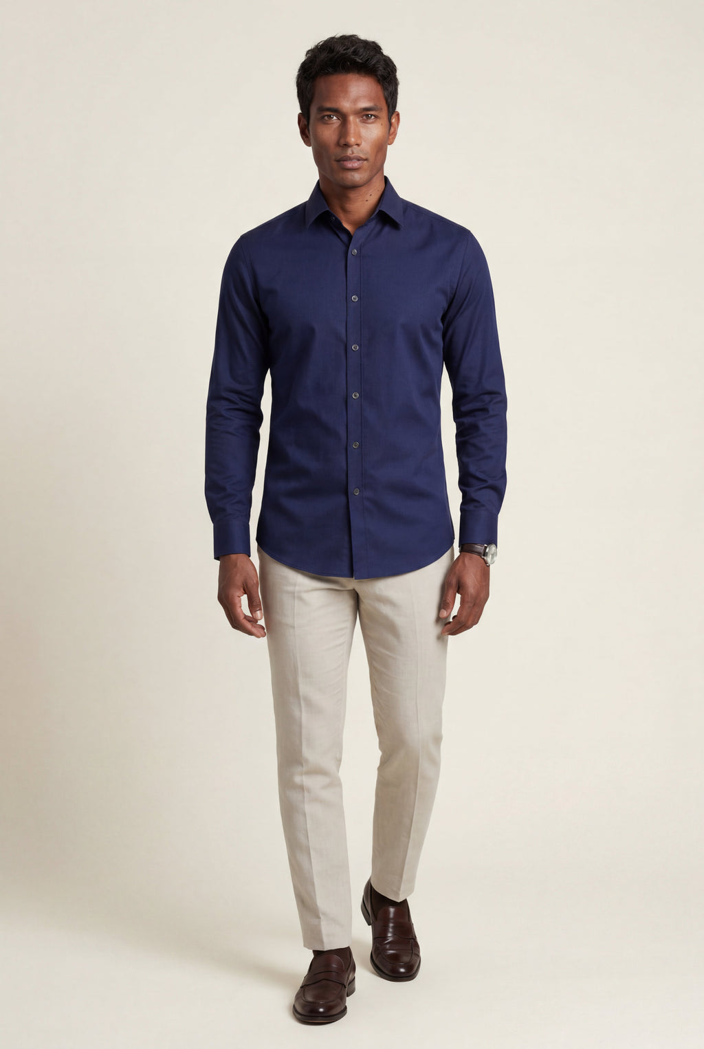 Gio | Slim Fit Classic Collar Button-up Shirt