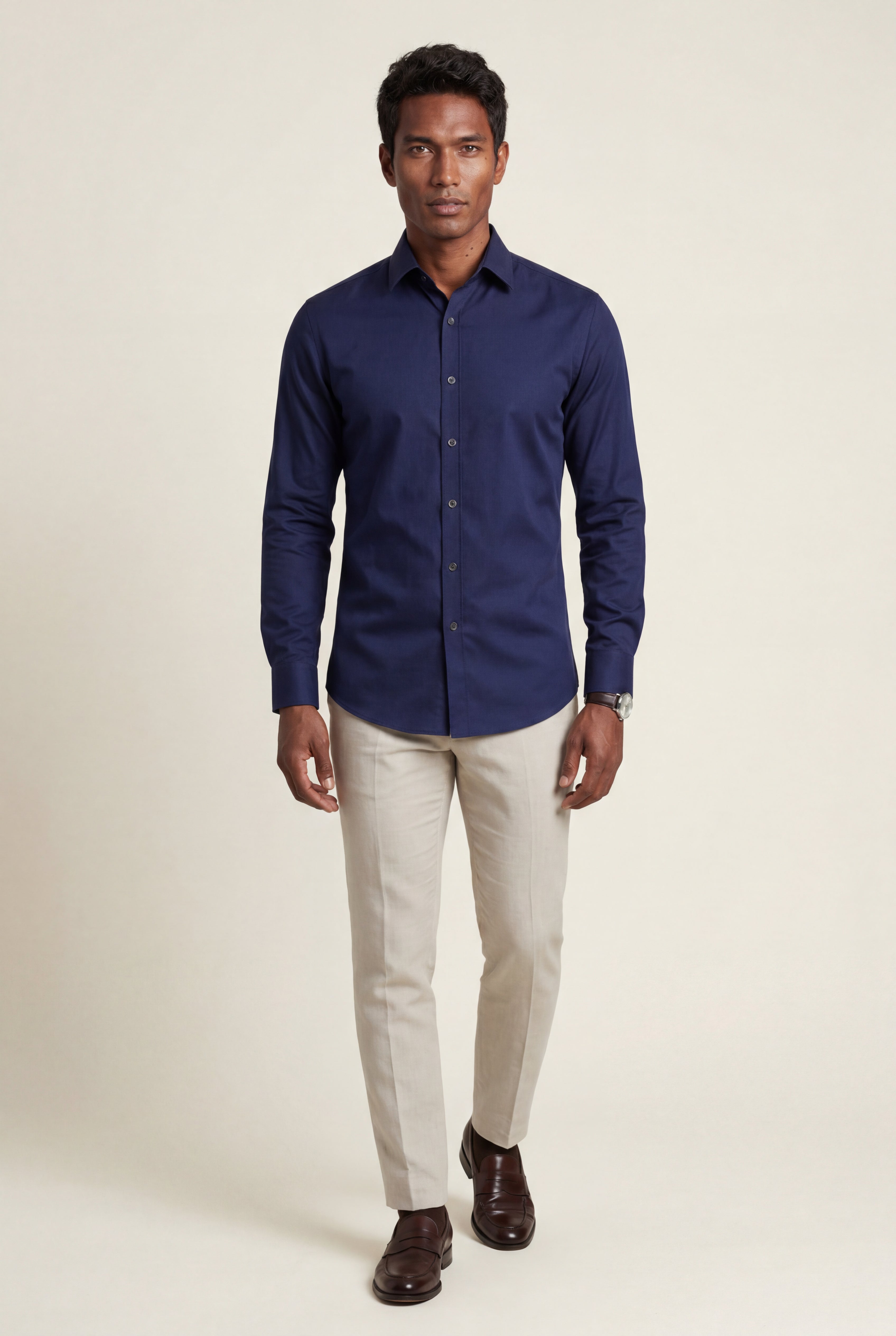 Gio | Slim Fit Classic Collar Button-up Shirt