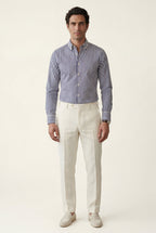 Liam | Tailored Vertical Stripe Button-down Dress Shirt