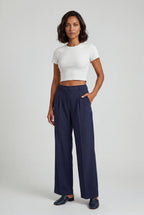 Lia | Wide Leg Office Trousers