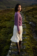 Women's Classic Collared Button-Down Cardigan Sweater | Senna
