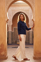 Women's Classic Collared Button-Down Cardigan Sweater | Senna