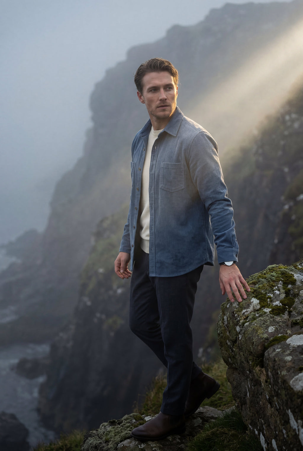 Liam | Double Chest Pocket Shirt Jacket