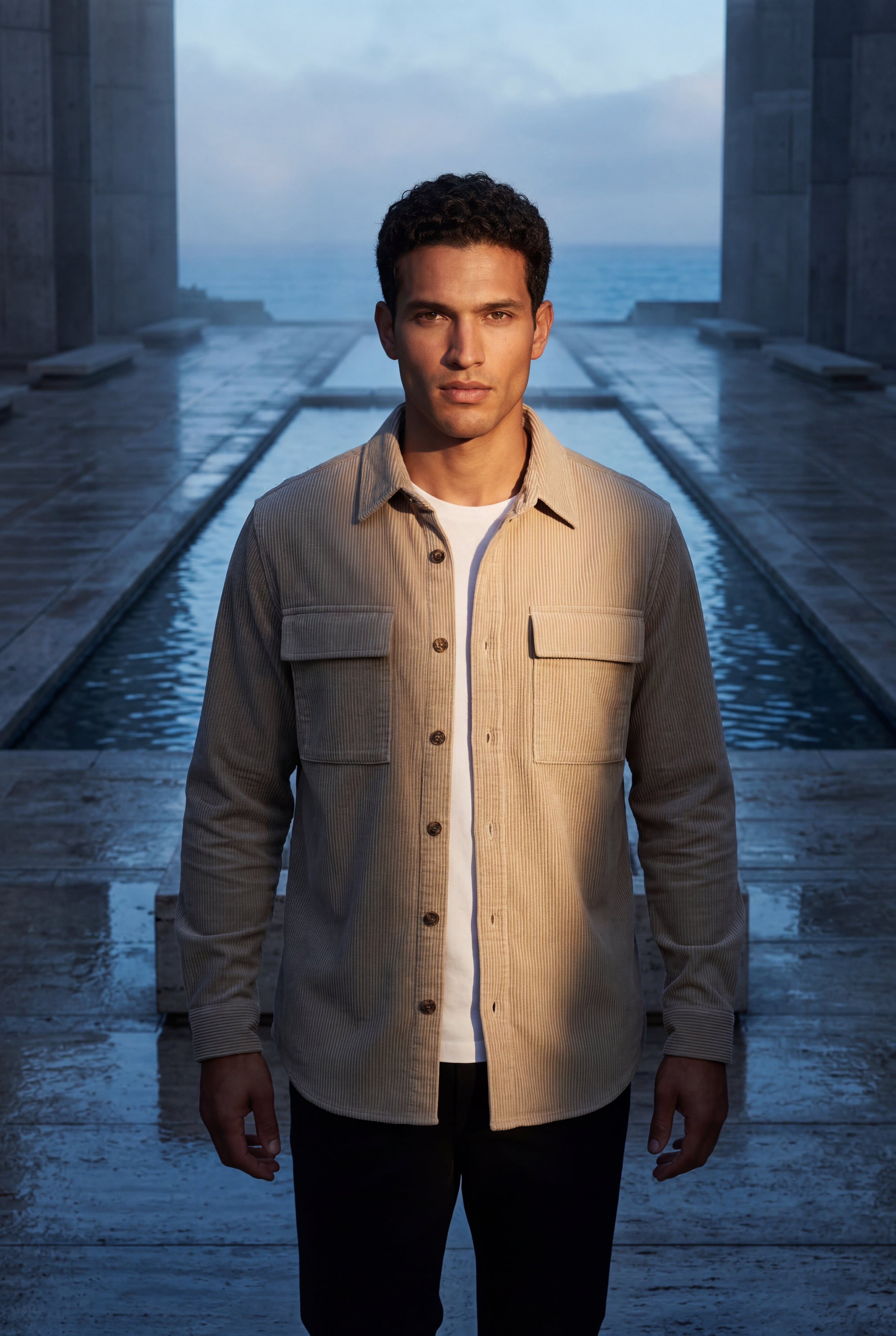 Liam | Double Chest Pocket Shirt Jacket