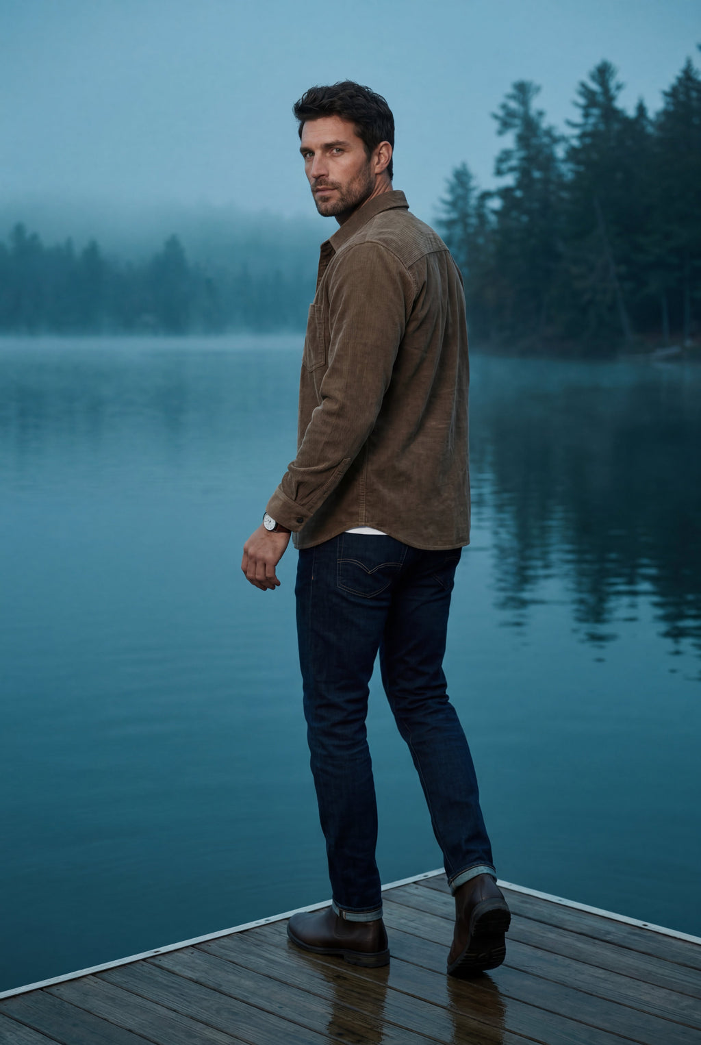Liam | Double Chest Pocket Shirt Jacket