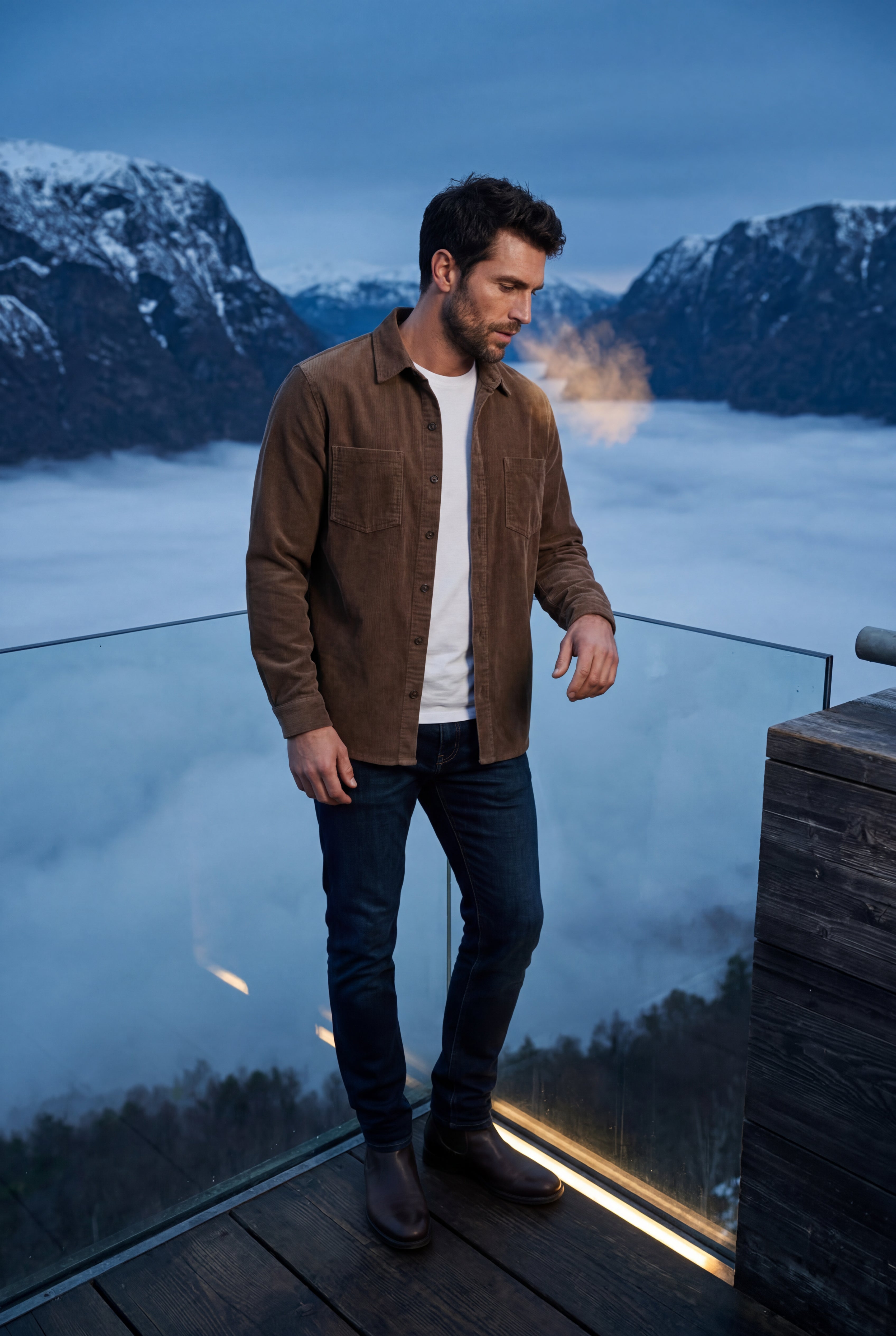 Liam | Double Chest Pocket Shirt Jacket