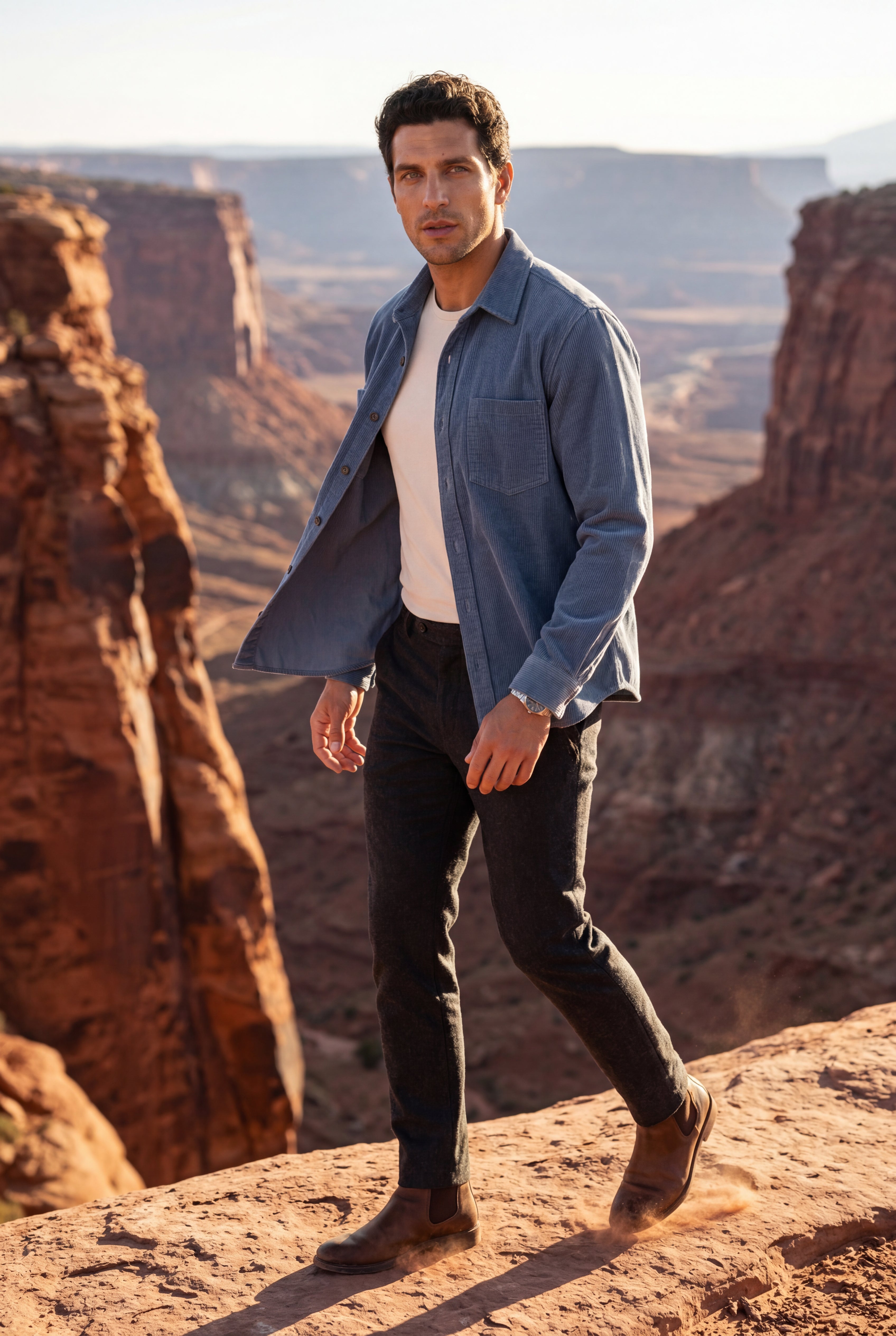 Liam | Double Chest Pocket Shirt Jacket