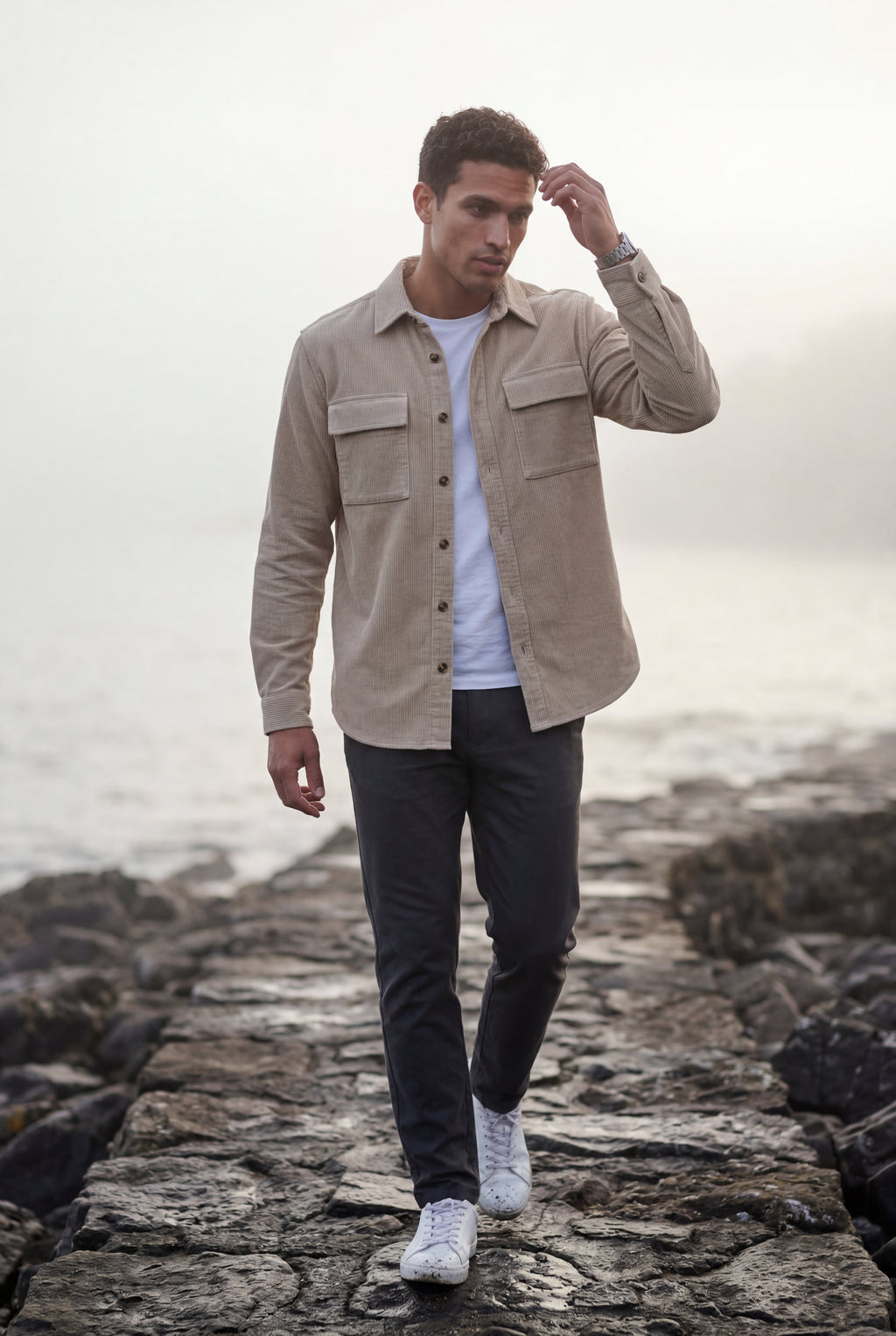 Liam | Double Chest Pocket Shirt Jacket