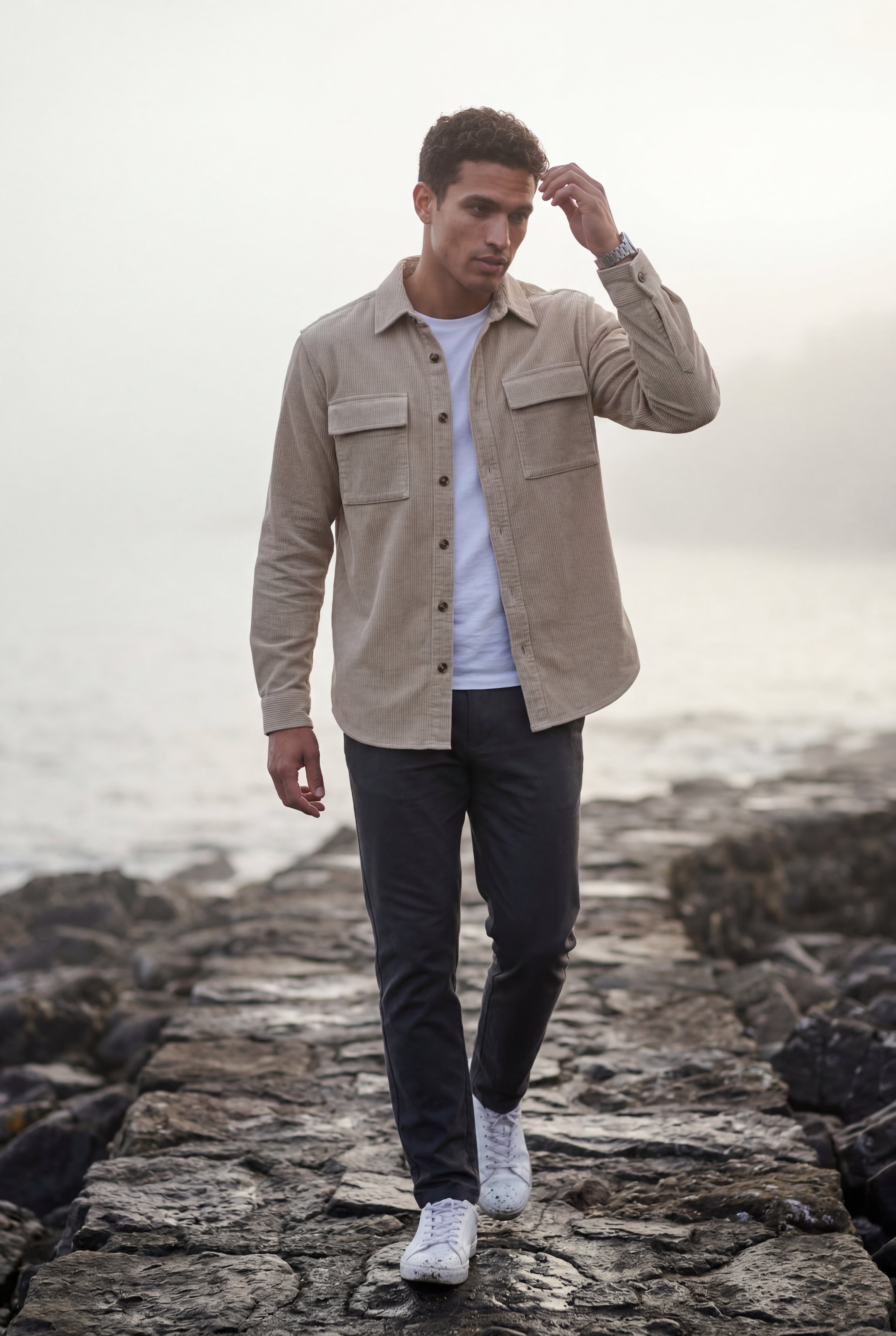 Liam | Double Chest Pocket Shirt Jacket