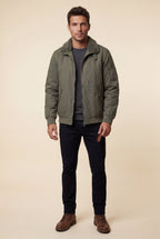 Liam | Men's Faux Collar Classic Bomber Jacket