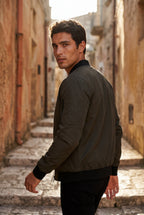 Liam | Men's Slim-Fit Minimalist Classic Bomber Jacket