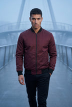 Liam | Men's Slim-Fit Minimalist Classic Bomber Jacket