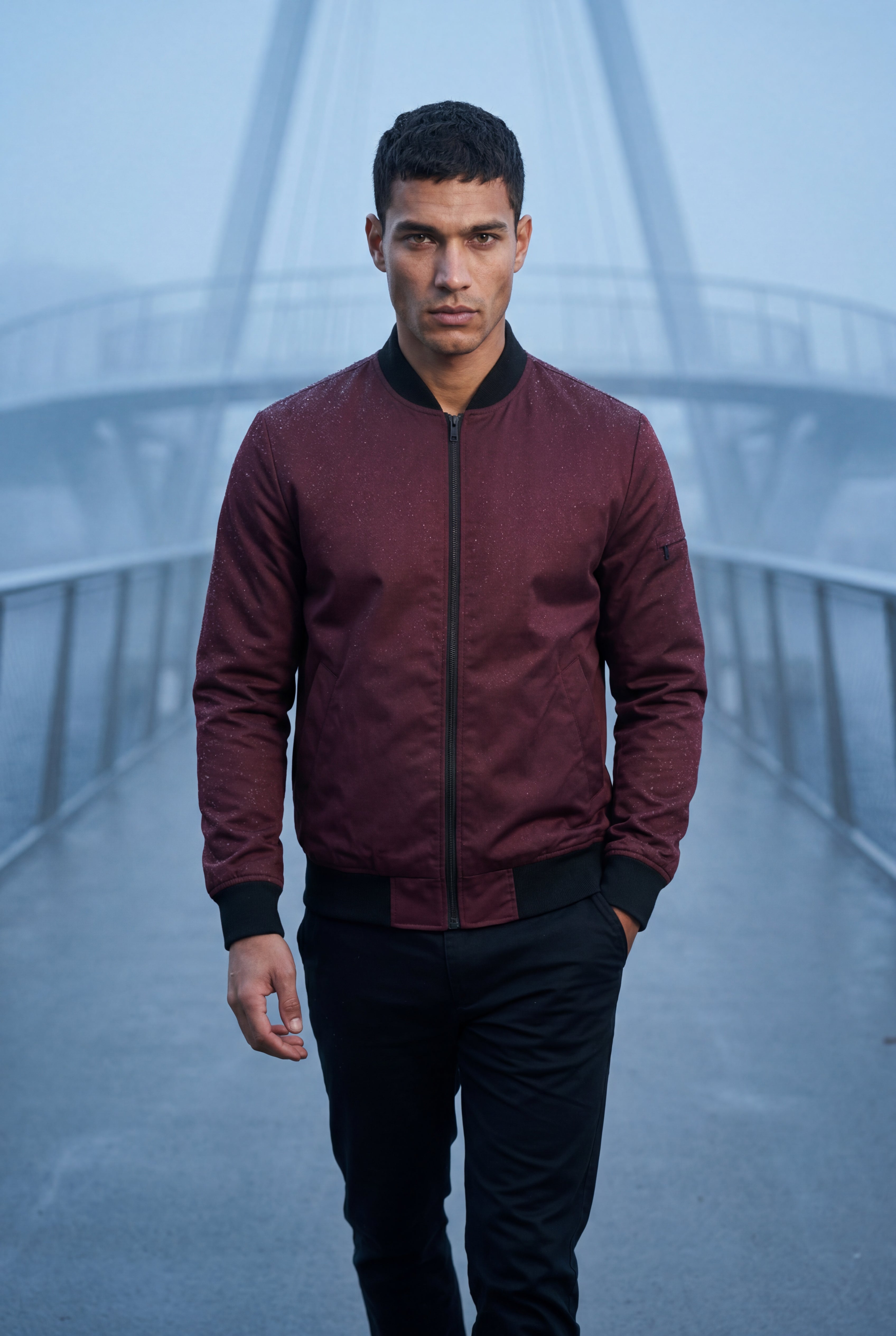 Liam | Men's Slim-Fit Minimalist Classic Bomber Jacket