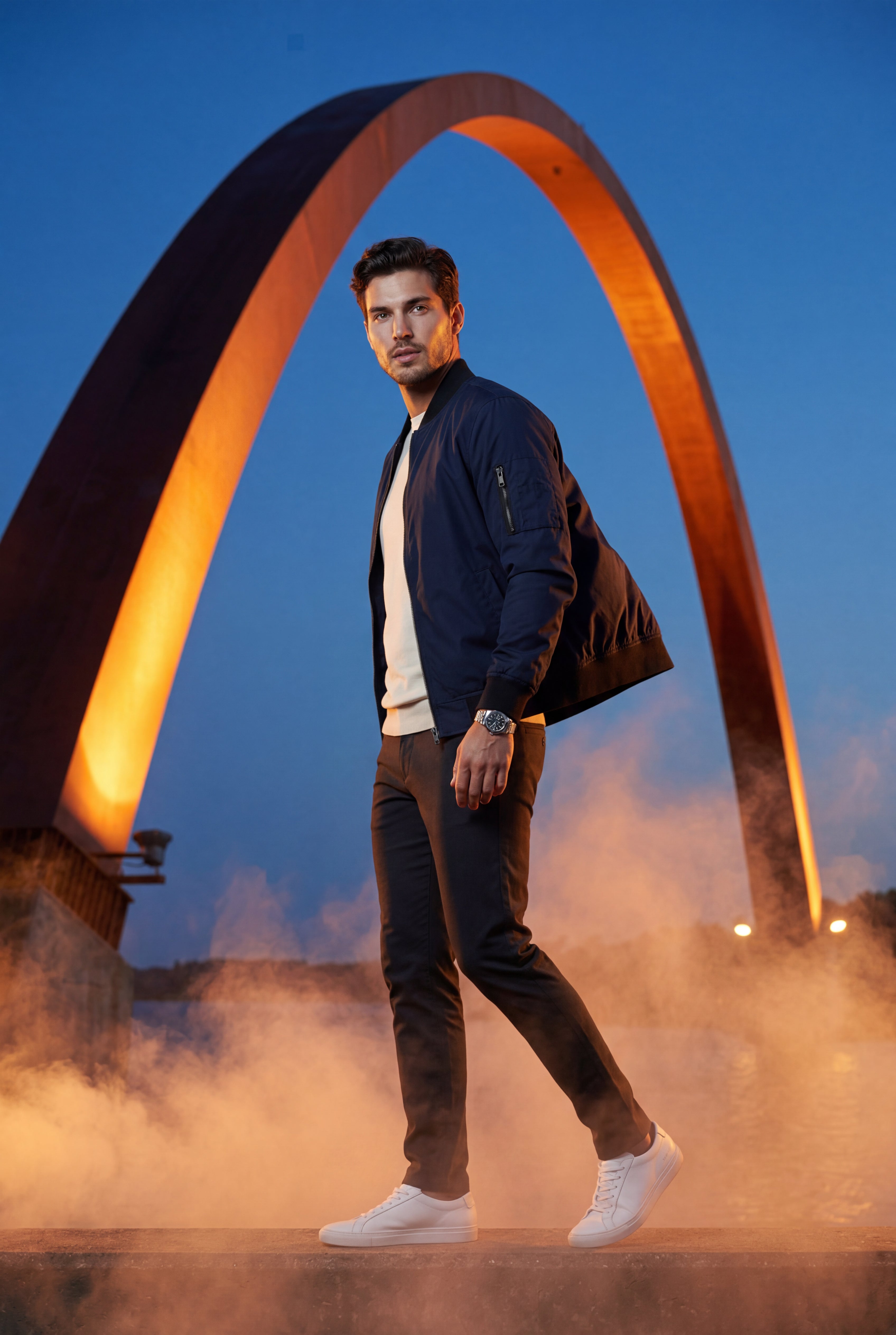 Liam | Men's Slim-Fit Minimalist Classic Bomber Jacket