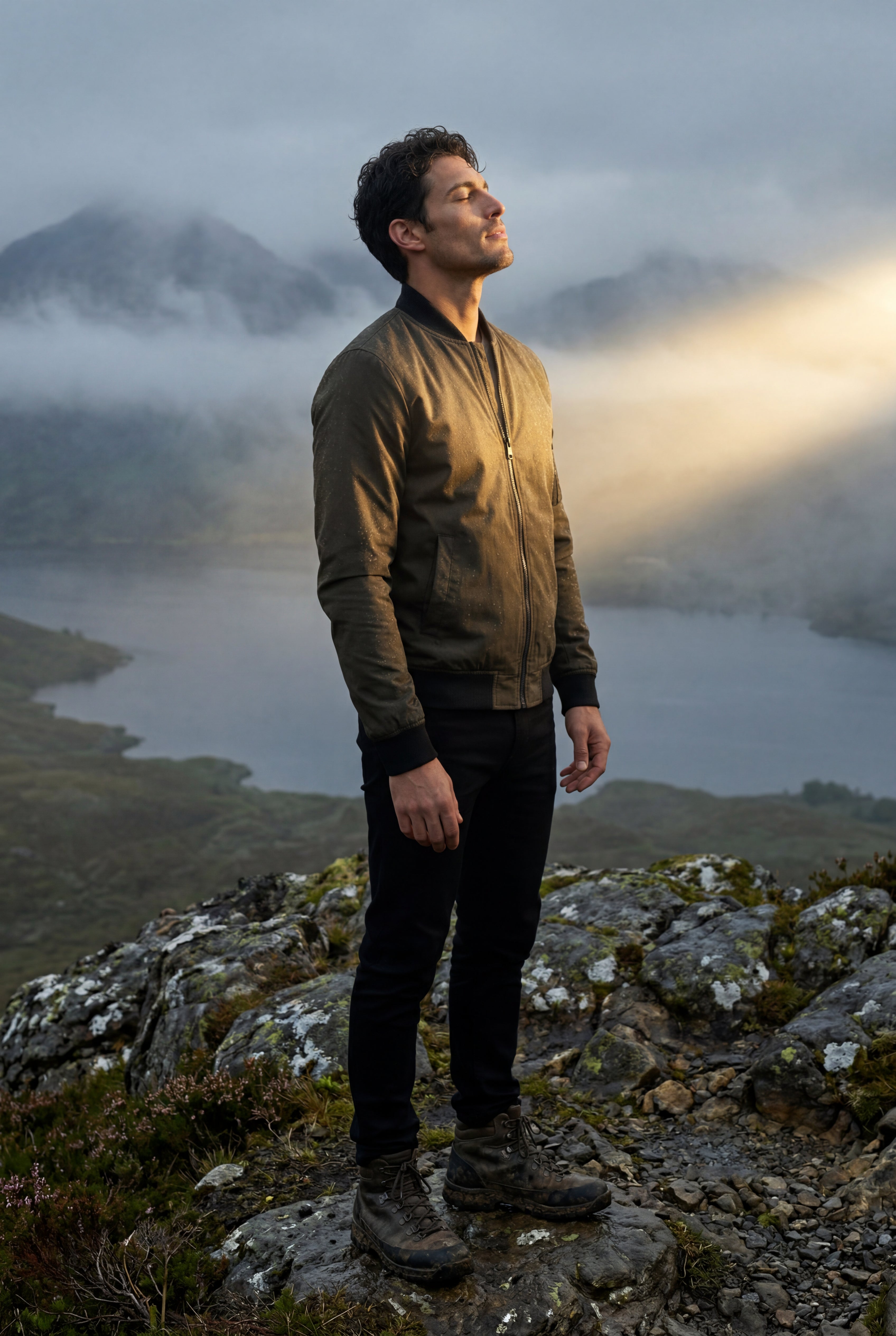 Liam | Men's Slim-Fit Minimalist Classic Bomber Jacket