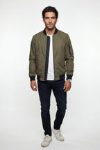 Liam | Men's Slim-Fit Minimalist Classic Bomber Jacket