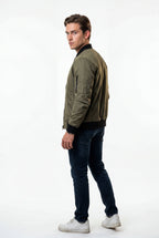 Liam | Men's Slim-Fit Minimalist Classic Bomber Jacket