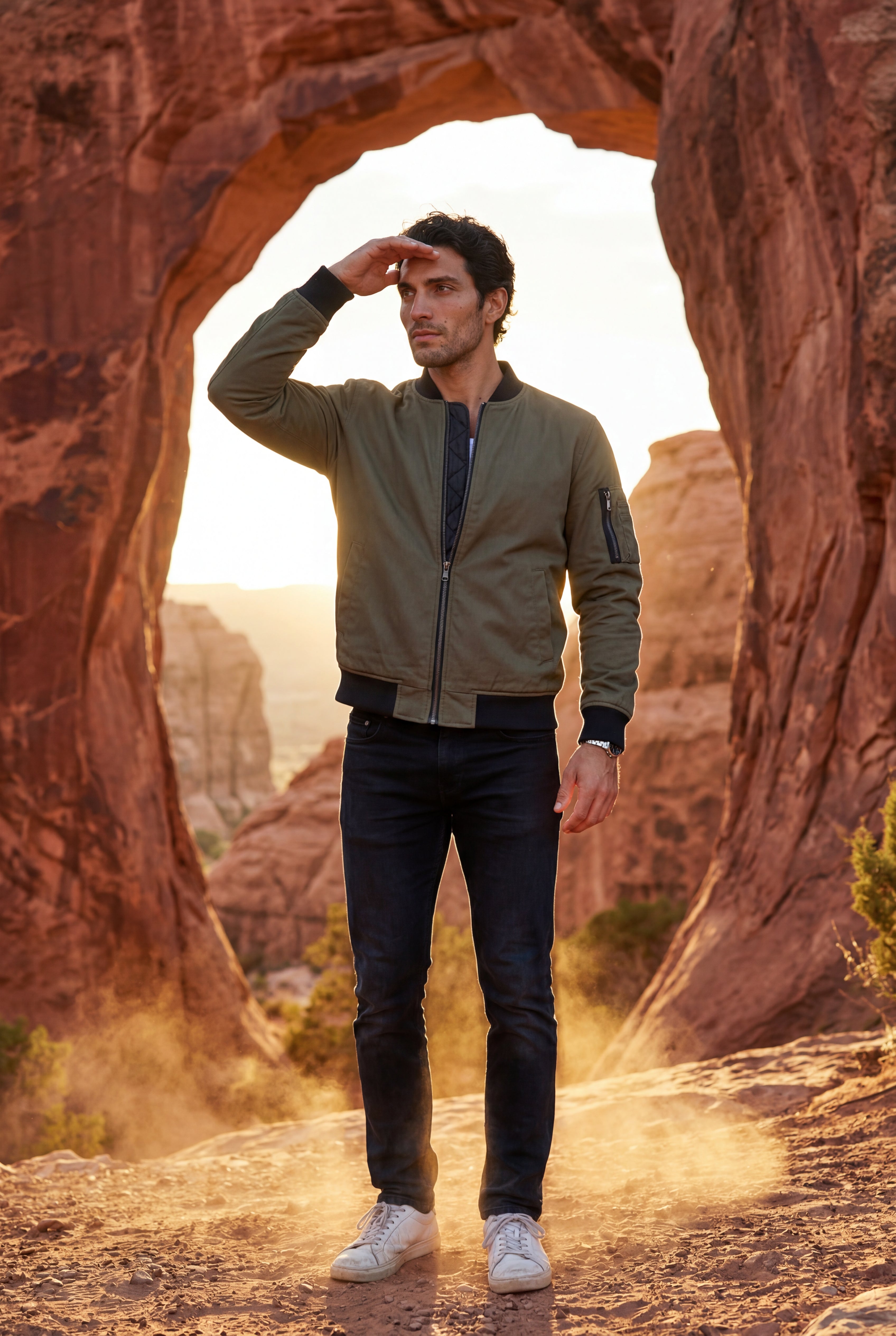 Liam | Men's Slim-Fit Minimalist Classic Bomber Jacket