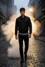 Liam | Men's Slim-Fit Minimalist Classic Bomber Jacket