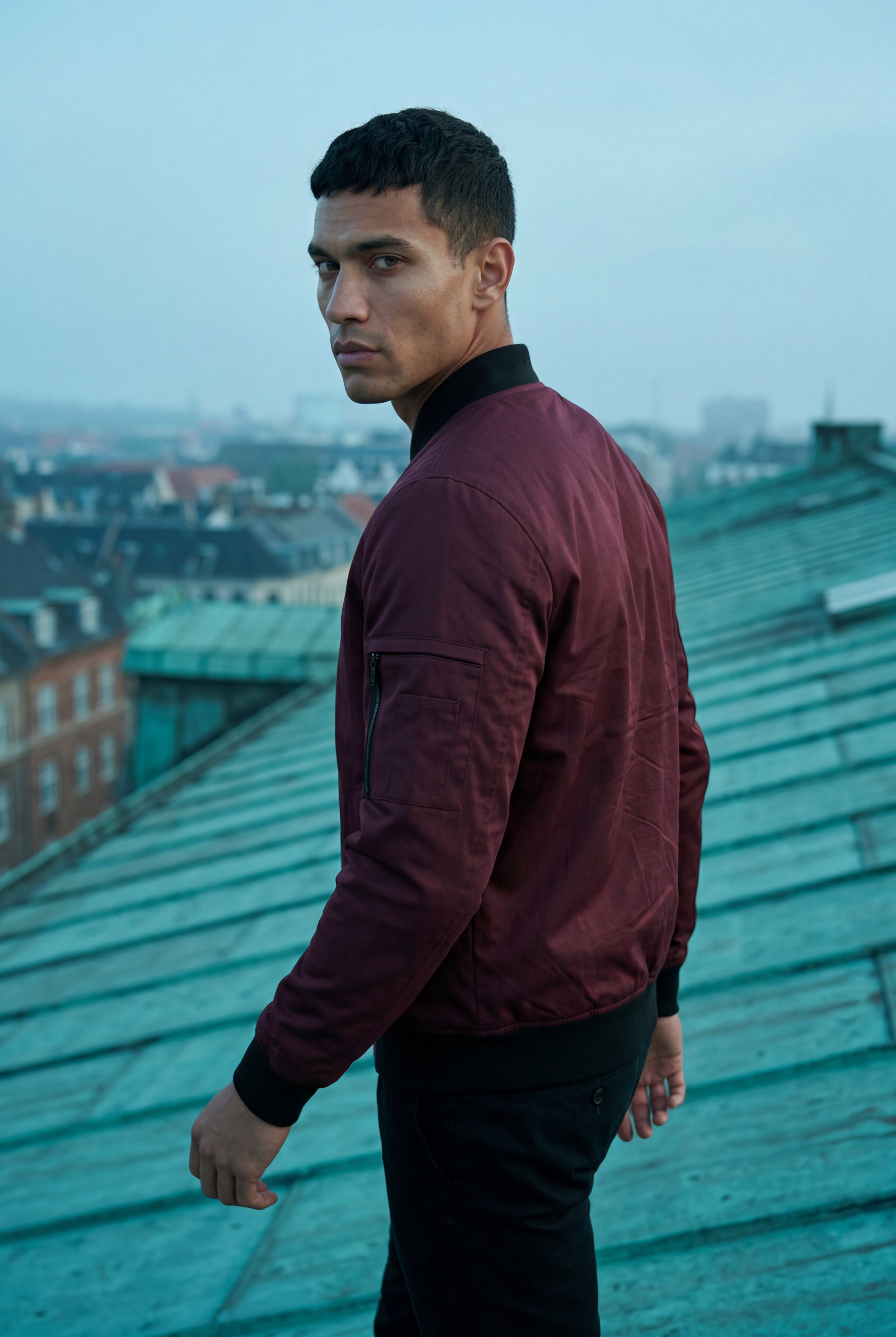 Liam | Men's Slim-Fit Minimalist Classic Bomber Jacket
