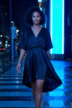 Alyssa | Flutter Sleeve Ruffle Hem Mini Dress For Women